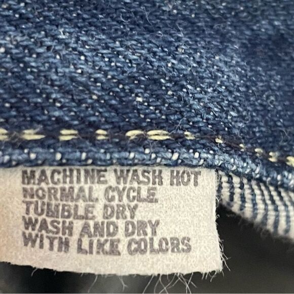 Vintage Levi’s 573 Mom High Waisted Creased Jeans Size 9 - Picture 8 of 10